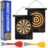 Buy Magnetic Reversible Velvet Dart Board with 4 Darts in Bangladesh