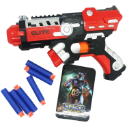 Buy NUB Inspired Plastic Soft Blaster Toy Gun with Suction Target Board in Bangladesh