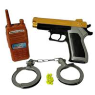 Buy Kids Police Toy Set with Handcuffs & Gun in Bangladesh