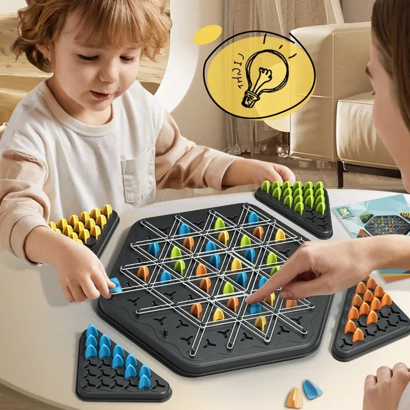 Buy Triggle Chain Triangle Chess Rubber Band Game in Bangladesh