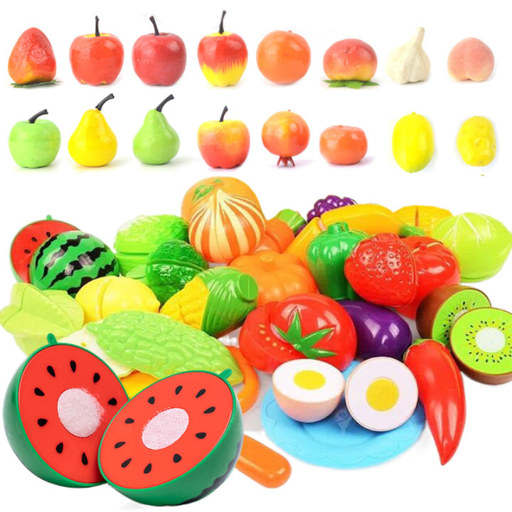 Buy Simulated Fruit and Vegetable Pretend Play Toy Set in Bangladesh