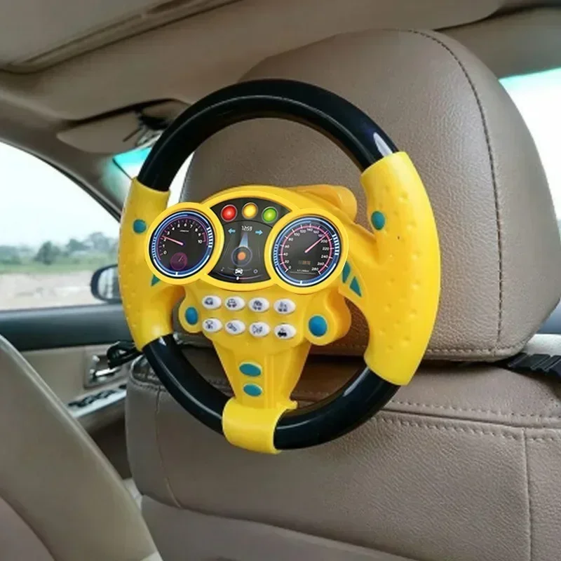 Buy Kids Simulation Steering Wheel Toy with Lights and Sound in Bangladesh