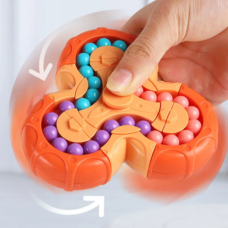 Buy ZK30 Montessori Rotating Magical Bean Cube Fingertip Toy in Bangladesh