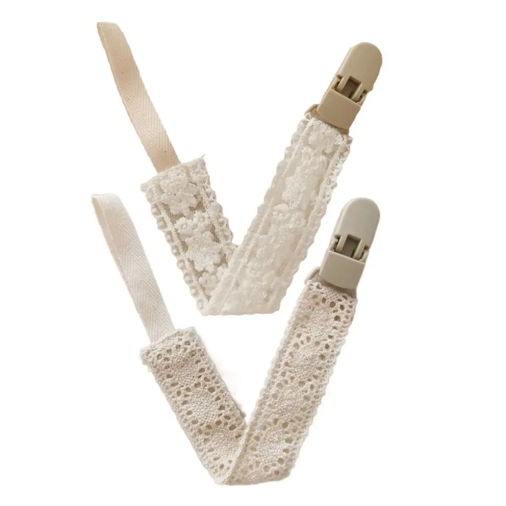Buy Lace Baby Cloth Pacifier Chain Floral Adjustable Soother Holder in Bangladesh