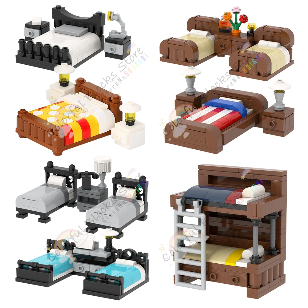 Buy Creative MOC Open Room Furniture Building Blocks Set in Bangladesh