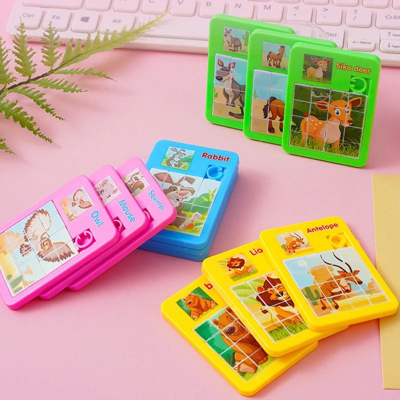 Buy 5PCS Animal Sliding Puzzle Klotski Toy Set in Bangladesh
