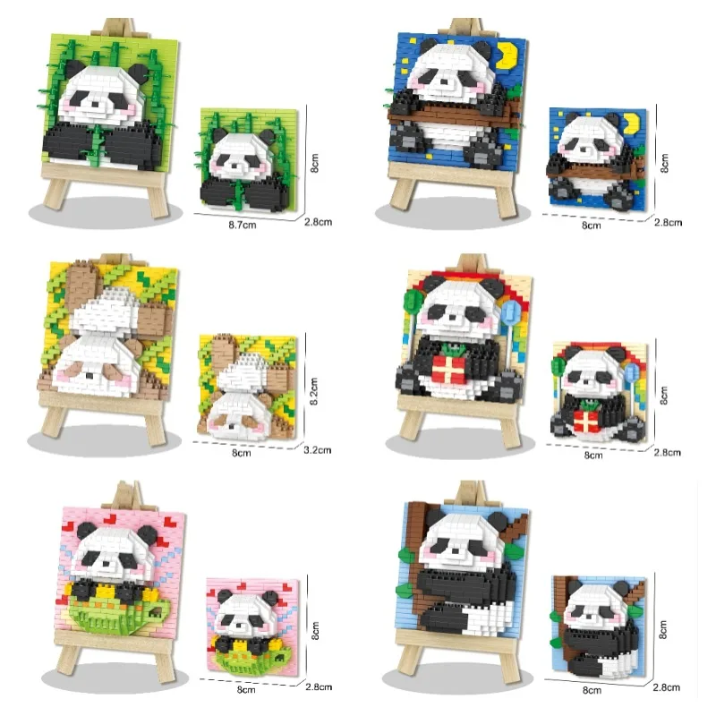 Buy Panda Building Blocks Hanging Mosaic Toy in Bangladesh