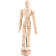 Buy Wooden Man Model Artist Movable Limbs Doll 5.5 Inch in Bangladesh