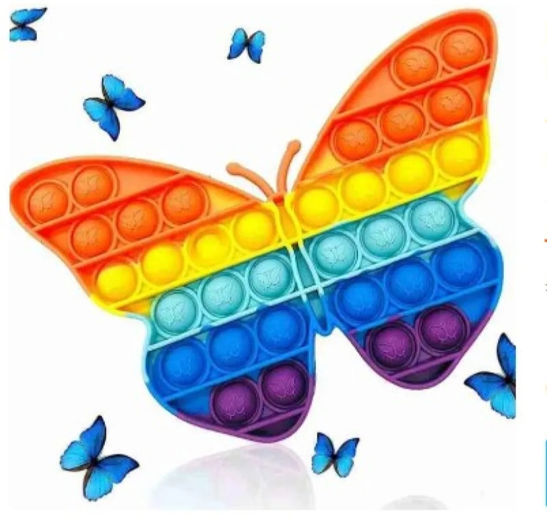 Buy Butterfly Rainbow Pop It Sensory Fidget Toy in Bangladesh