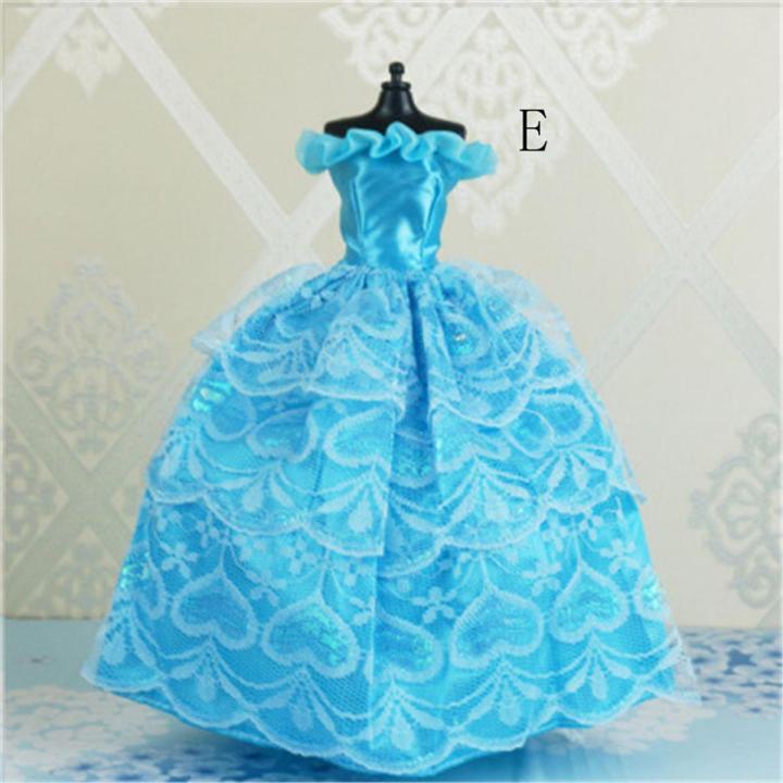 Buy Handmade Wedding Party Dress Gown for Doll in Bangladesh