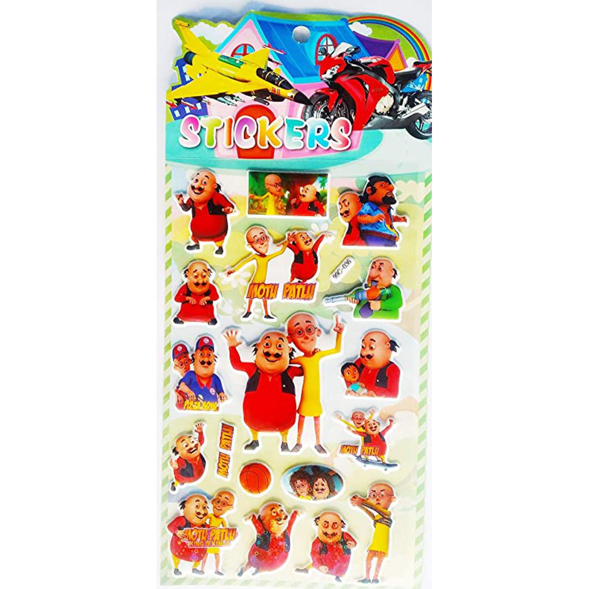 Buy Motu Patlu Cartoon Stickers and Toppers Set in Bangladesh