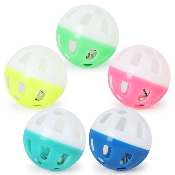 Buy 5 Pcs Jingle Bell Ball Toys for Cats and Kittens in Bangladesh