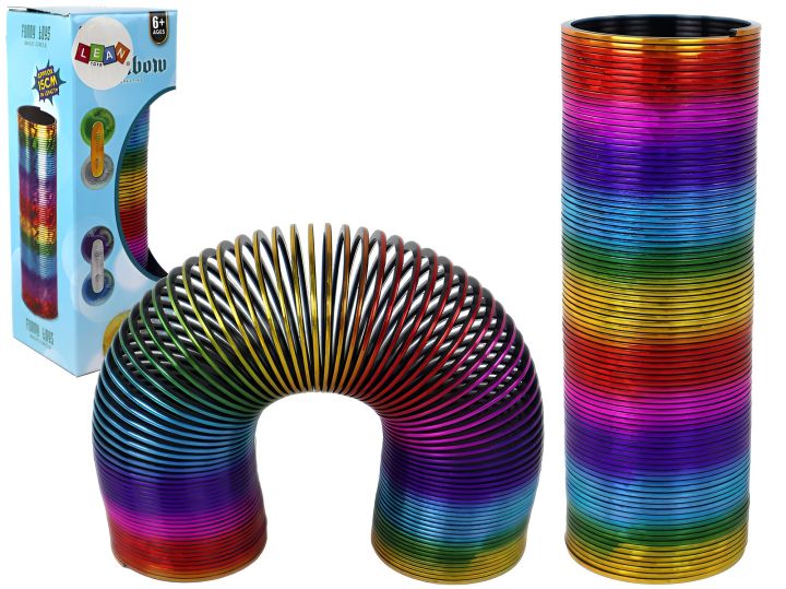 Buy Rainbow Magic Spring Fun Toy Stretching 15cm Jumbo Coil in Bangladesh