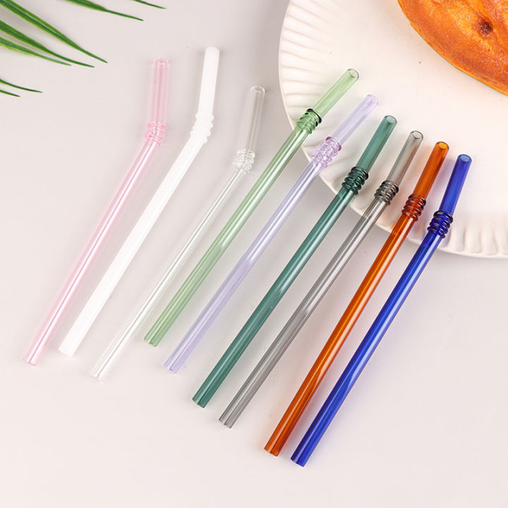Buy Reusable Colorful High Borosilicate Glass Straw in Bangladesh