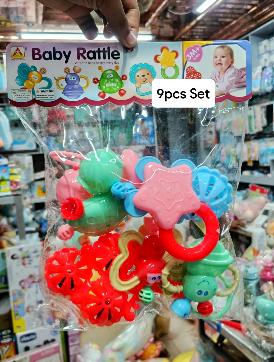 Buy Baby Premium Jhunjuni Toys Set Multicolor - 9pcs in Bangladesh