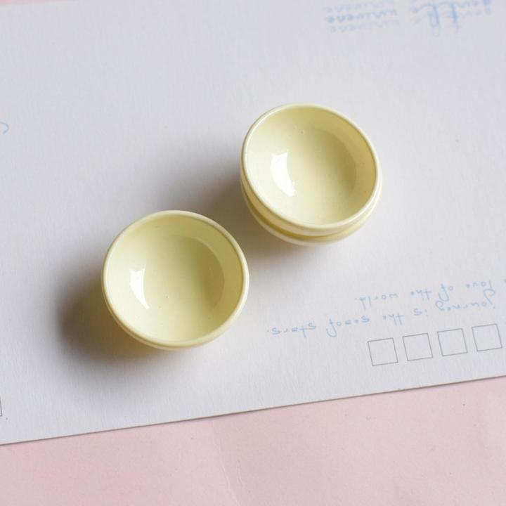 Buy 10pcs Miniature Bowl Dish Round Doll Kitchen Dinning Accessory in Bangladesh