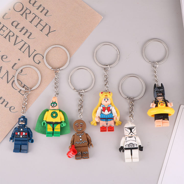 Buy Minifigure Building Blocks Superhero Keychain in Bangladesh