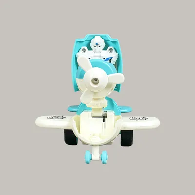 Buy Funny Cute Plane Transformer Toy & Run 3+ - Sky Blue in Bangladesh