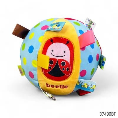 Buy Plush Soft Ball Activity Toy 18 Inch Diameter 0m+ - Beetle in Bangladesh