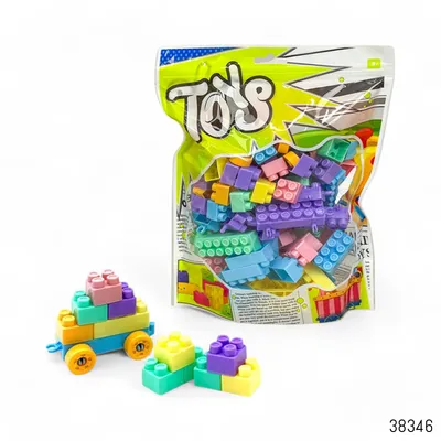 Buy Baby Playing Blocks Set Packet 140 Pcs Pack in Bangladesh