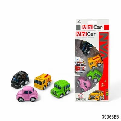 Buy Mini Cars Die Cast Metal Vehicle Set 4pcs 3Y+ in Bangladesh