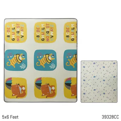 Buy Premium XPE Rolled Floor Mat Baby Playmat 1cm Thickness - 150x180cm (5x6 Feet) in Bangladesh