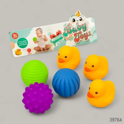 Buy Duckling & Ball 6Pcs Bath Toys in Bangladesh