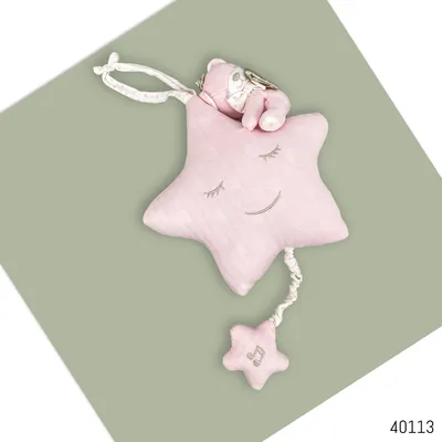 Buy Sunnozy Waffle Plush Musical Toy - Sleeping Bear on Star in Bangladesh