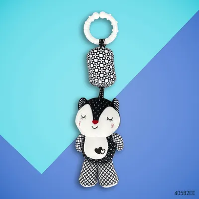 Buy High Contrast Baby Activity Hanging Toy - Plush Fox in Bangladesh