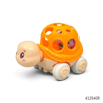 Buy Friction Tortoise Rattle Toy Car 6m+ in Bangladesh