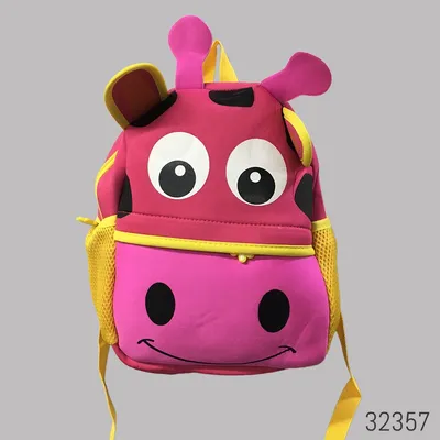 Buy Kids Cute Plush Cartoon Backpack - Pink Bug in Bangladesh